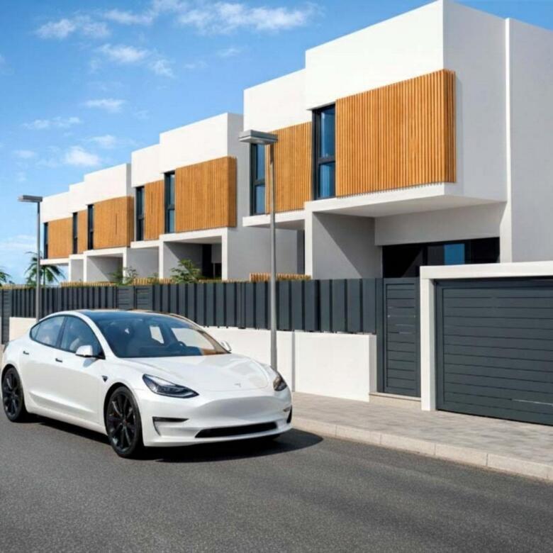 Villas adosadas de nueva construcción frente al mar en Moncofa con ...